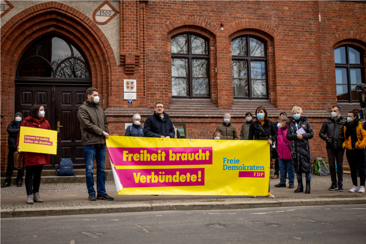 Foto von der Demonstration