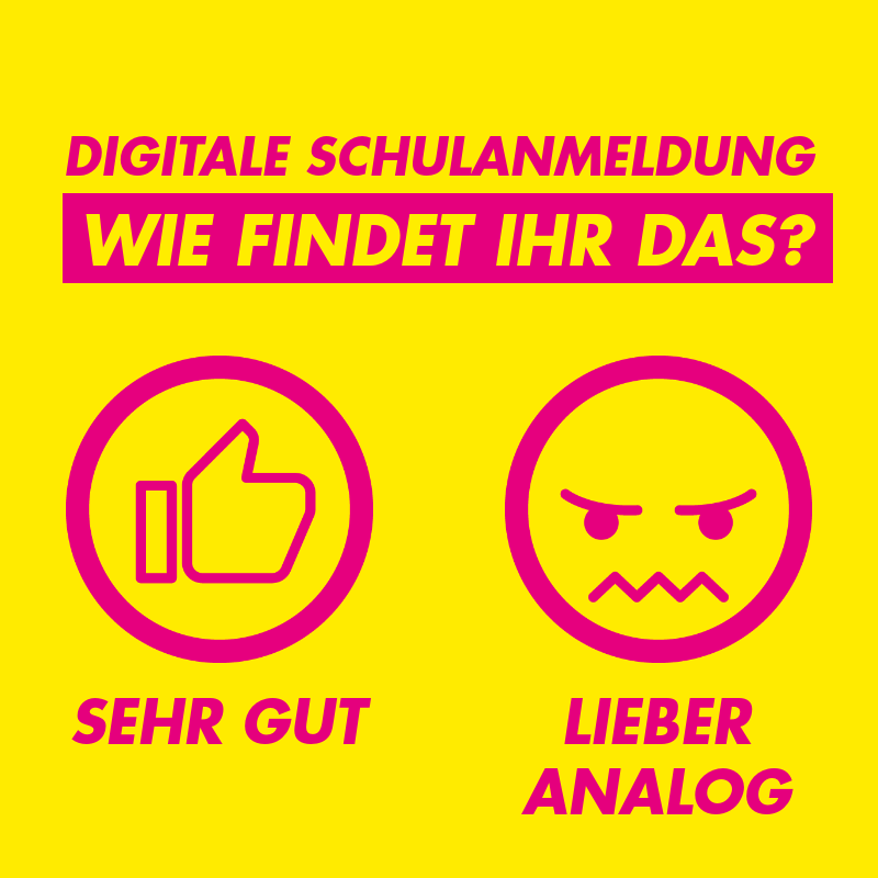 Digitale Schulanmeldung