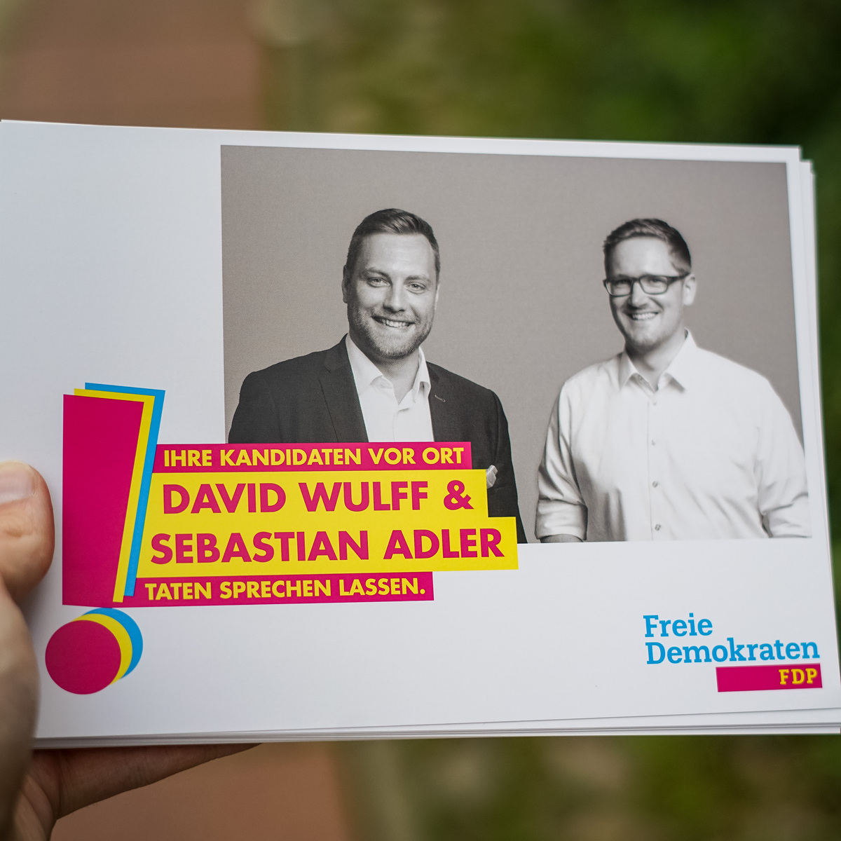 Flyer David Wulff, Sebastian Adler