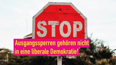 Motiv mit Stoppschild
